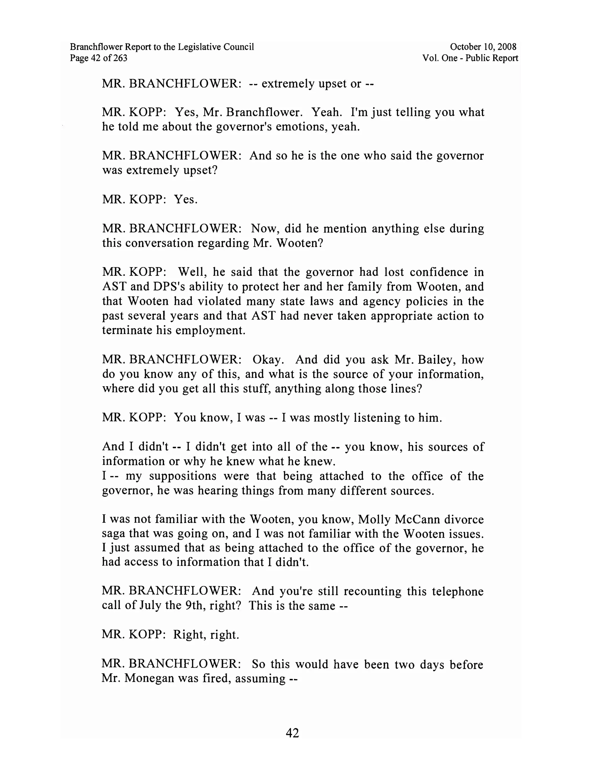 Sarah Palin Troopergate Report