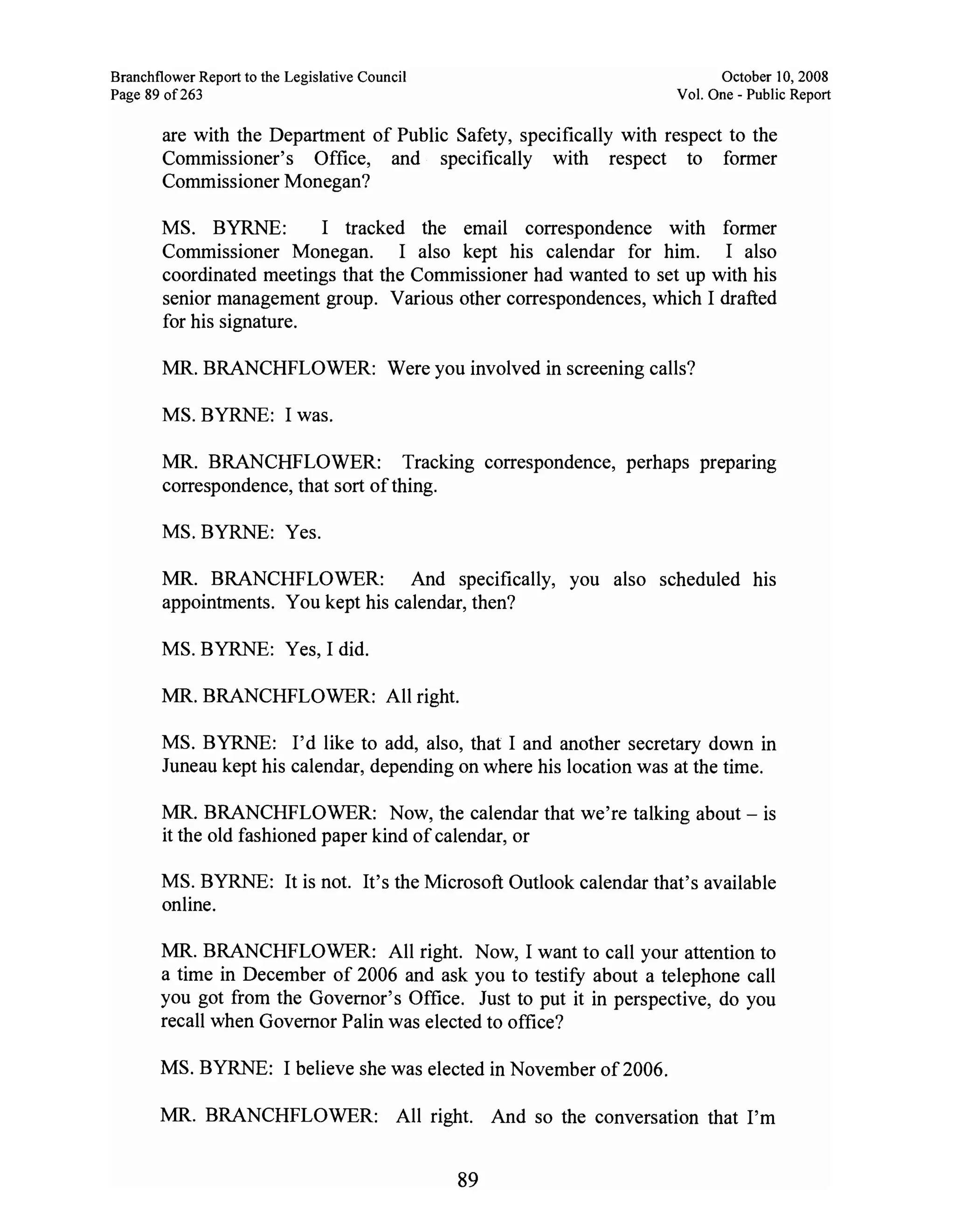 Sarah Palin Troopergate Report