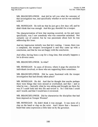 Sarah Palin Troopergate Report