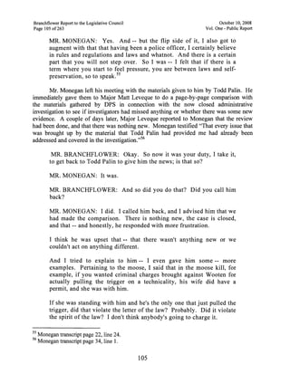 Sarah Palin Troopergate Report