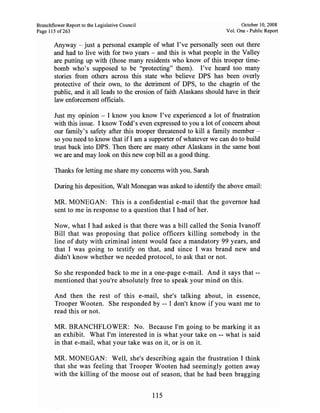 Sarah Palin Troopergate Report