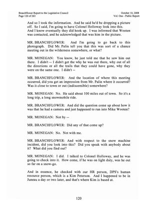 Sarah Palin Troopergate Report