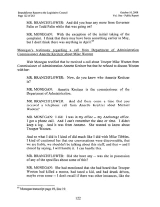 Sarah Palin Troopergate Report