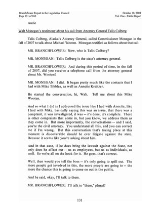 Sarah Palin Troopergate Report