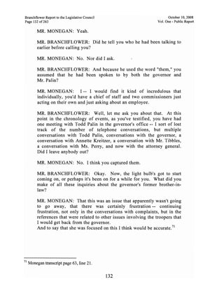 Sarah Palin Troopergate Report