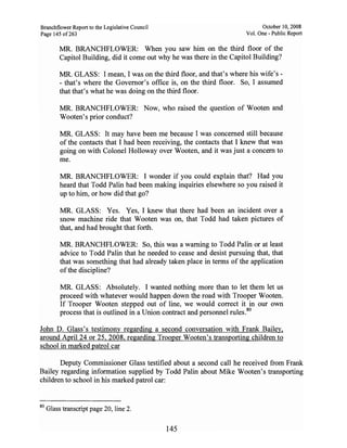 Sarah Palin Troopergate Report