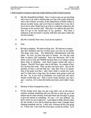 Sarah Palin Troopergate Report