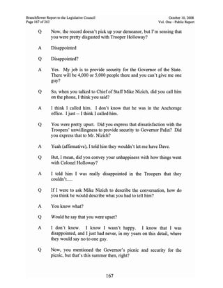 Sarah Palin Troopergate Report