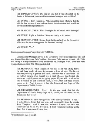 Sarah Palin Troopergate Report