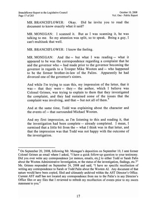 Sarah Palin Troopergate Report