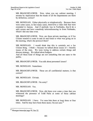 Sarah Palin Troopergate Report