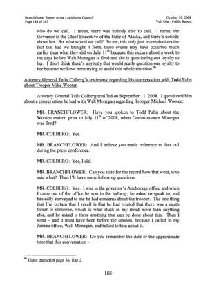 Sarah Palin Troopergate Report