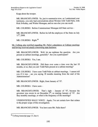 Sarah Palin Troopergate Report