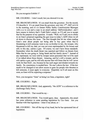 Sarah Palin Troopergate Report