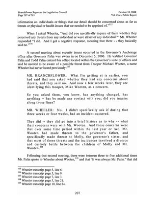 Sarah Palin Troopergate Report