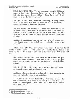 Sarah Palin Troopergate Report