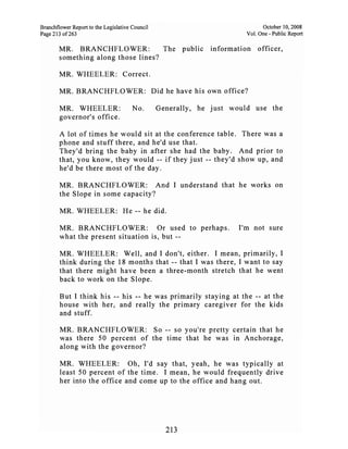 Sarah Palin Troopergate Report