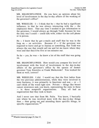 Sarah Palin Troopergate Report