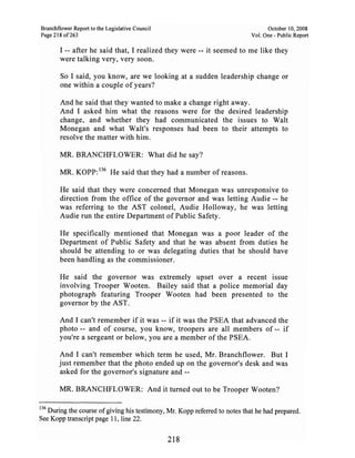 Sarah Palin Troopergate Report