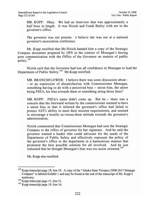 Sarah Palin Troopergate Report