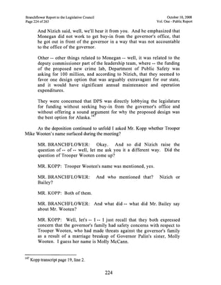 Sarah Palin Troopergate Report