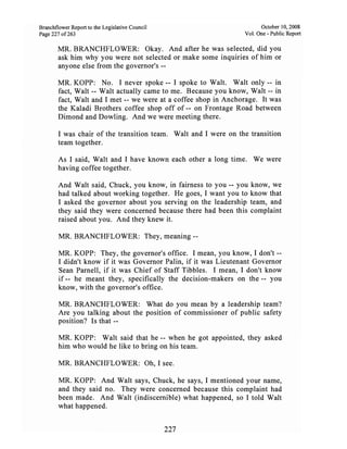 Sarah Palin Troopergate Report