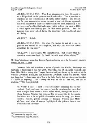 Sarah Palin Troopergate Report