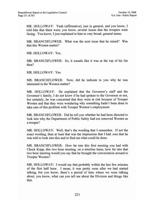 Sarah Palin Troopergate Report