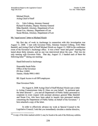 Sarah Palin Troopergate Report