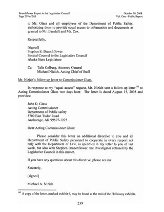 Sarah Palin Troopergate Report