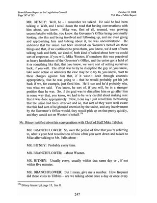 Sarah Palin Troopergate Report