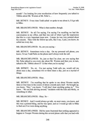 Sarah Palin Troopergate Report