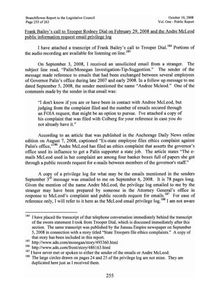 Sarah Palin Troopergate Report