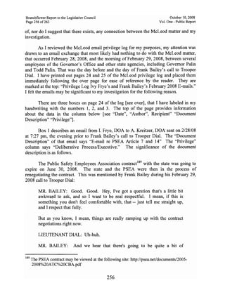 Sarah Palin Troopergate Report