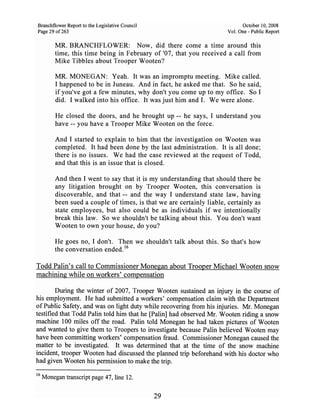 Sarah Palin Troopergate Report