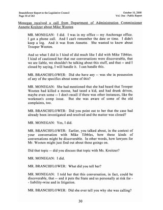 Sarah Palin Troopergate Report