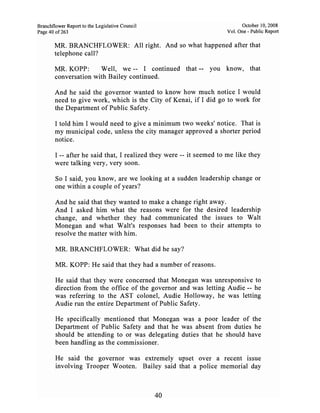 Sarah Palin Troopergate Report