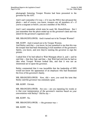 Sarah Palin Troopergate Report