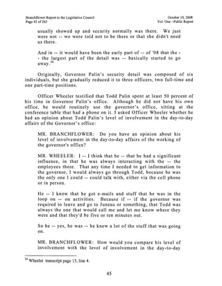 Sarah Palin Troopergate Report