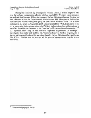 Sarah Palin Troopergate Report