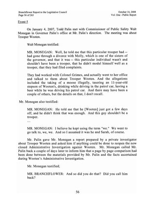 Sarah Palin Troopergate Report