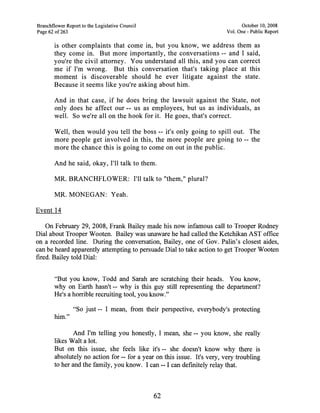 Sarah Palin Troopergate Report