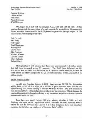 Sarah Palin Troopergate Report