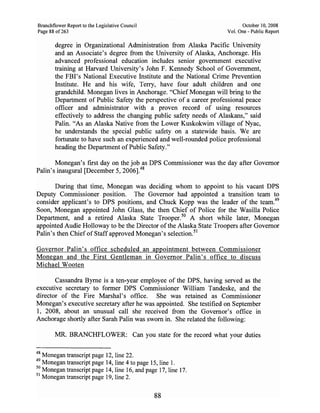 Sarah Palin Troopergate Report