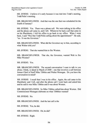 Sarah Palin Troopergate Report