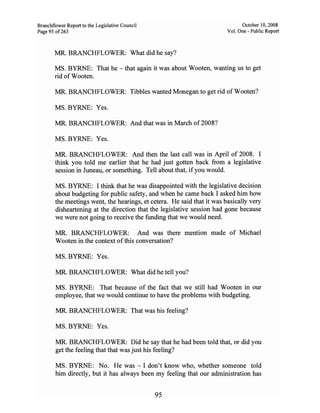 Sarah Palin Troopergate Report