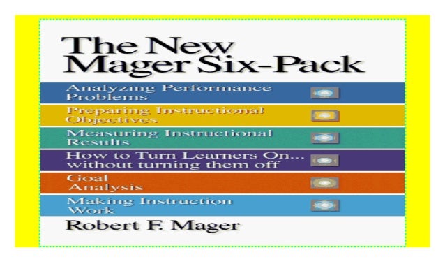The Robert Mager Six Pack Download Epub