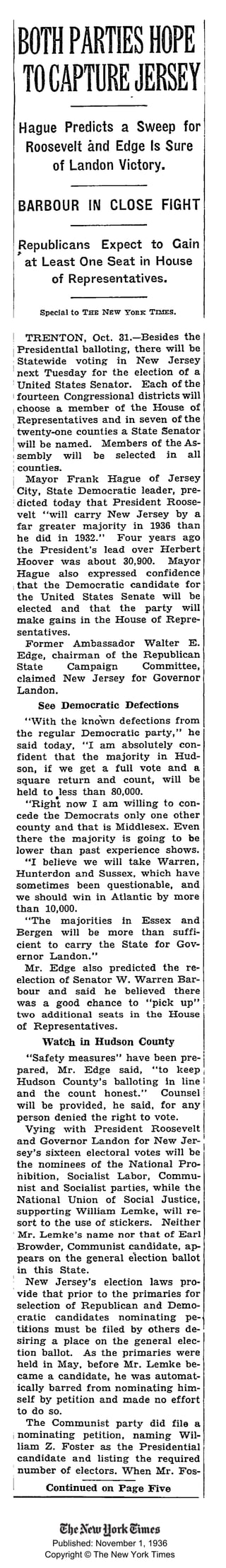 Published: November 1, 1936
Copyright © The New York Times
 