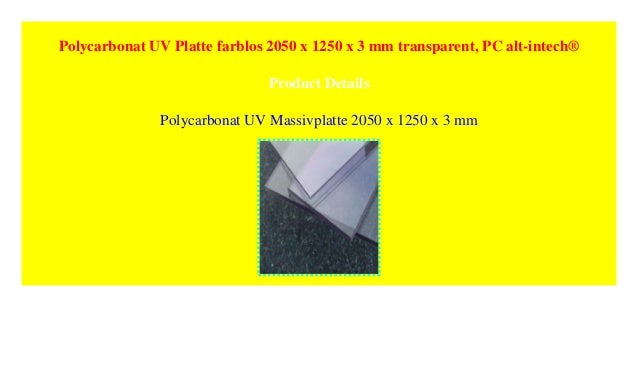 Polycarbonat Platte farblos 2050 x 1250 x 5 mm transparent PC alt-intech/®