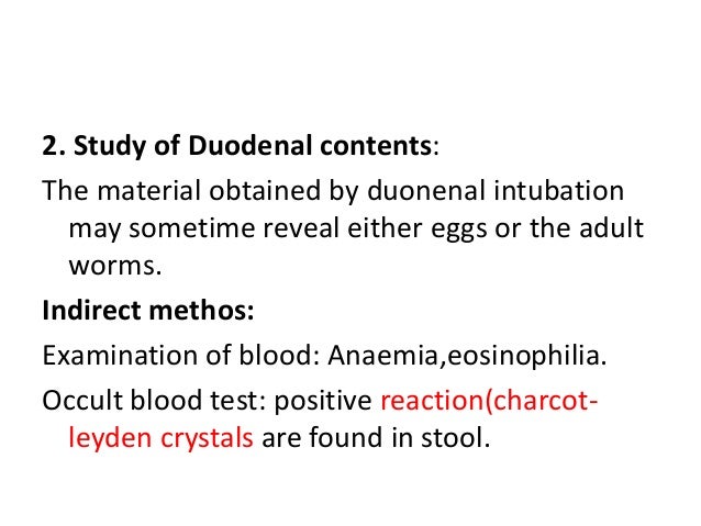 Hookworm Infestation
